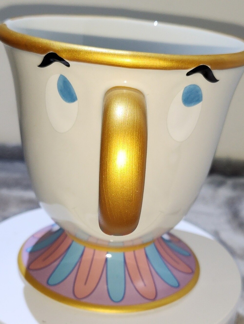 Disney's sculpted ceramic character Chip Mug